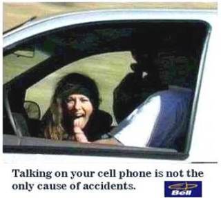talking on your cell phone is not the only cause of accidents