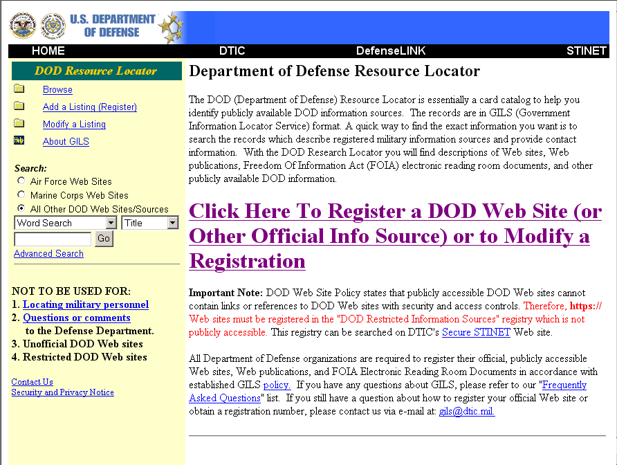 register your own .mil domain register your own .mil domain